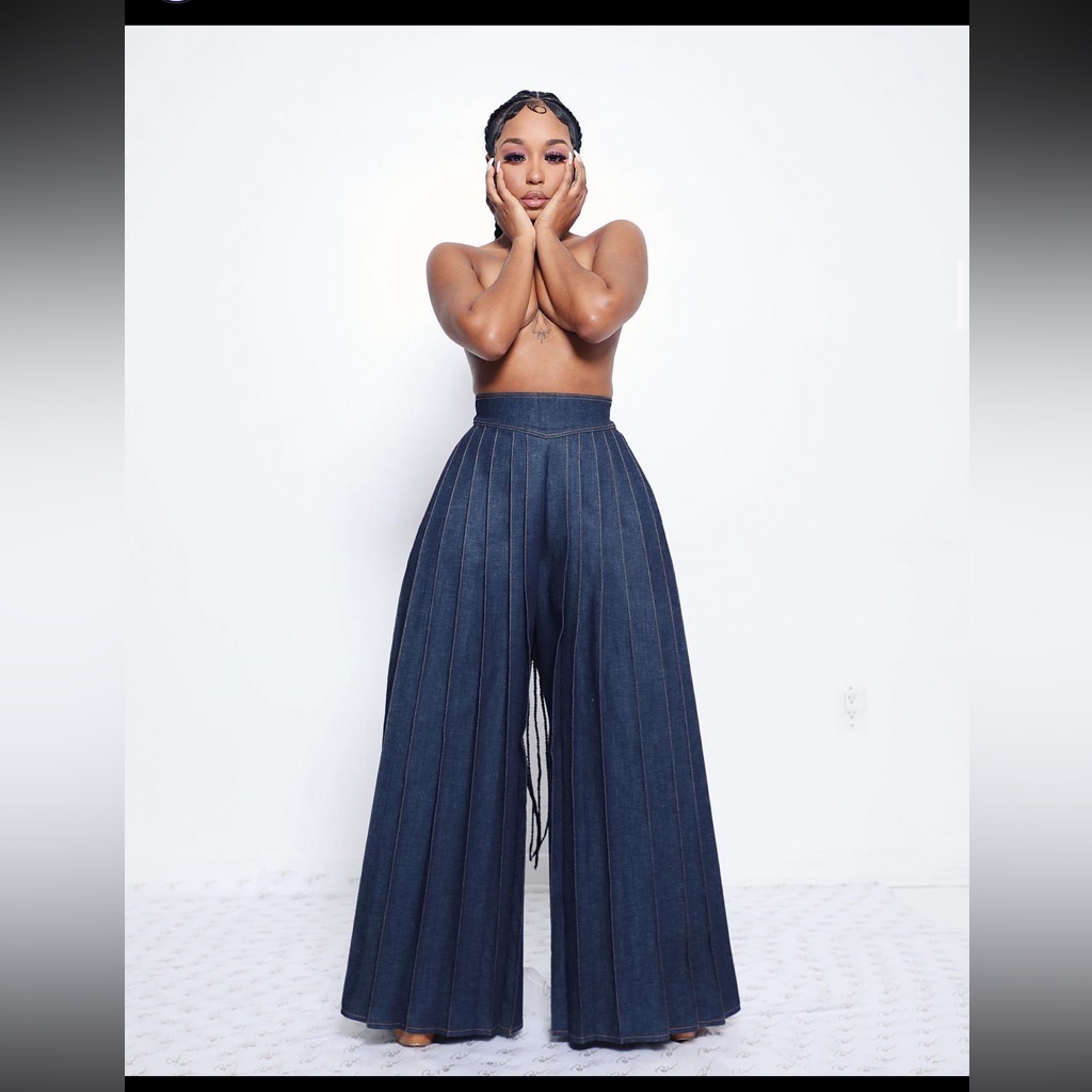 Broken Land Co Kee Pleated Denim